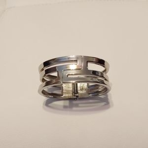 Lia Sophia Right Turn wide cuff bracelet